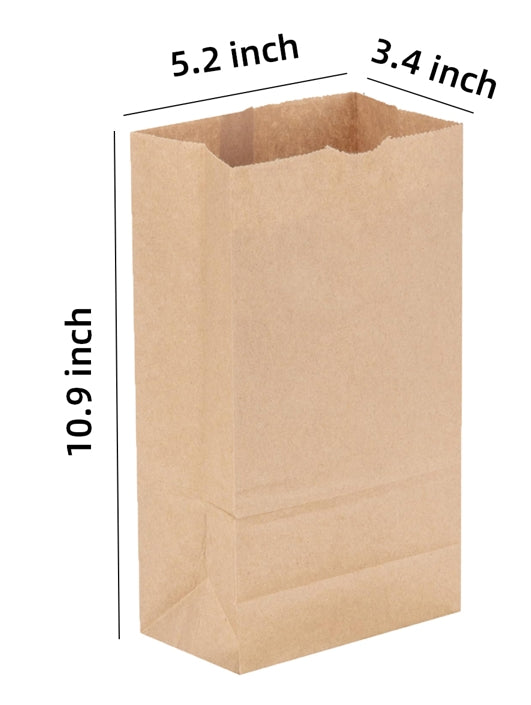 5 LBS KRAFT PAPER BAG 5.2"*3.4"*10.9" CY-SB5