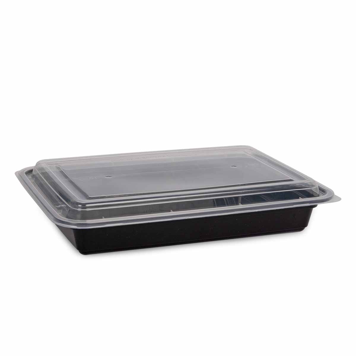 58OZ PLASTIC FOOD CONTAINER WITH LID (RECTANGULAR)