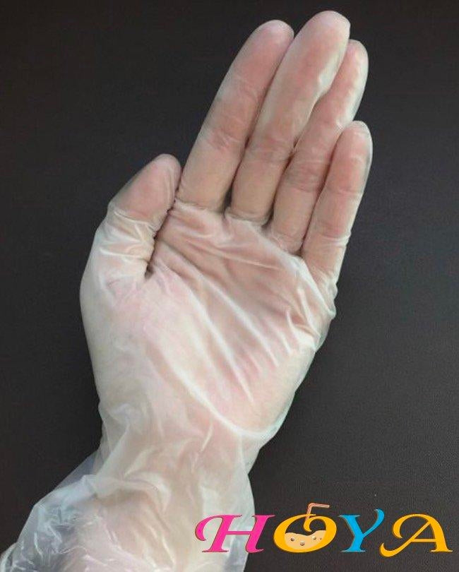 PVC 無粉手套(透明)- 大號