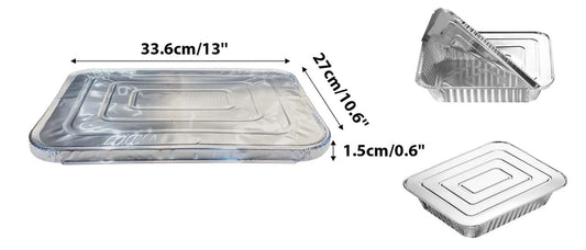 LIDS FOR HALF SIZE ALUMIUM PANS AFL-HSL100