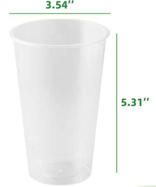 16OZ 90 PP CLEAR INJECTION CUP HS-9050