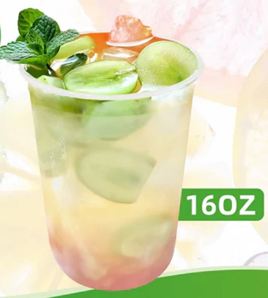 16 OZ FROSTED PP INJECTION CUP HK-90500UF