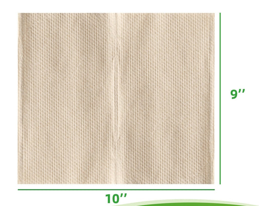 SINGLE FOLD TOWEL 1-PLY BROWN 10"×9" LP-SFT-4000B