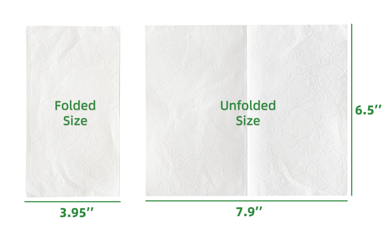 INTERFOLD NAPKIN 2-PLY 7.9"×6.5" CP-IFN6000