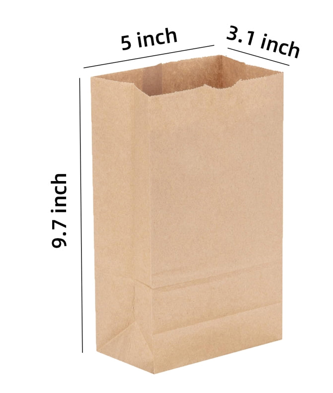 4 LBS KRAFT PAPER BAG 5"*3.1"*9.7" CY-SB4
