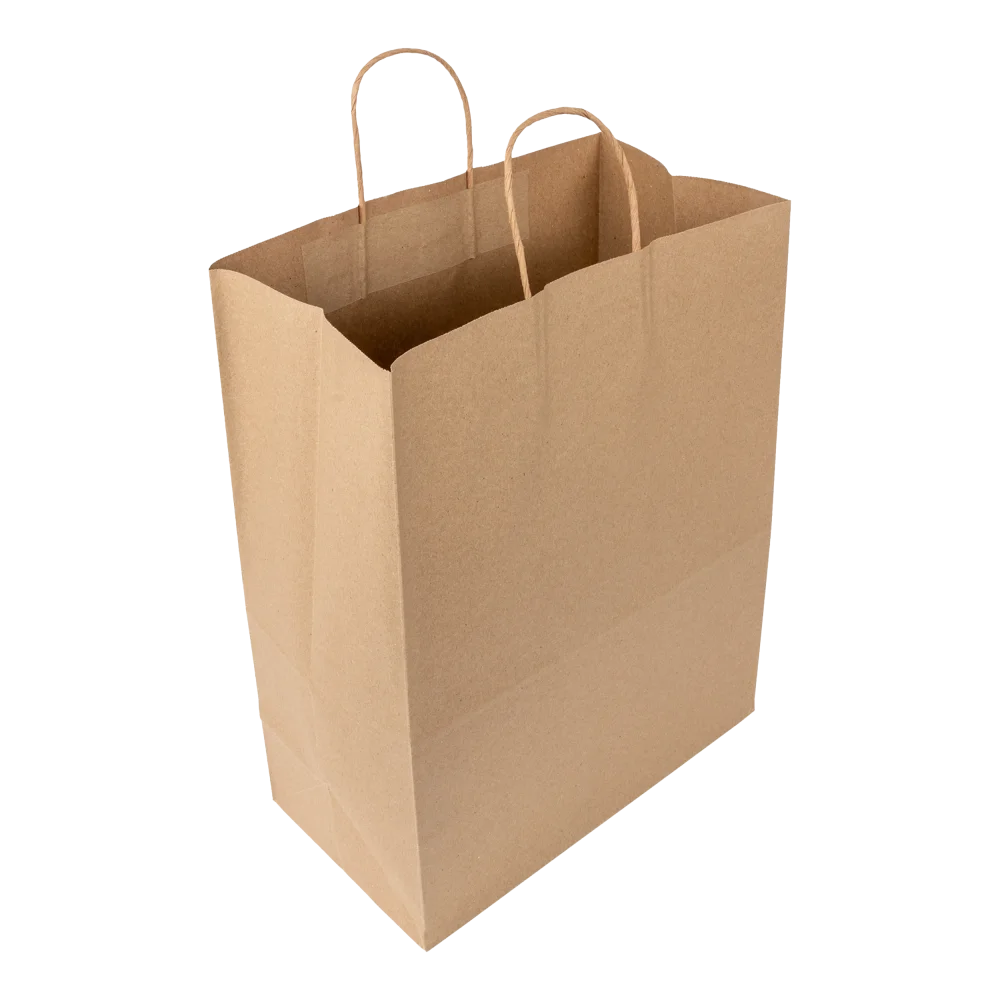 #14 KRAFT PAPER BAG WITH TWIST HANDLE 14"*10"*15.5" 110gms KPB14