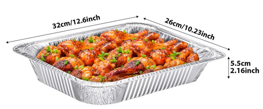 HALF SIZE MEDIUM ALUMINUM PAN 37g (HEAVY DUTY) AFC-HSMP-H