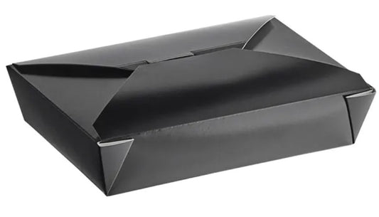 #2 BLACK PAPER TAKE-OUT BOX 8.5"*6.25"*1.875" CY-BTB2