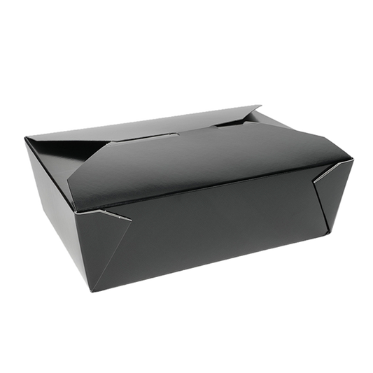 #3 BLACK PAPER TAKE-OUT BOX 8.5"*6.25"*2.5" CY-BTB3