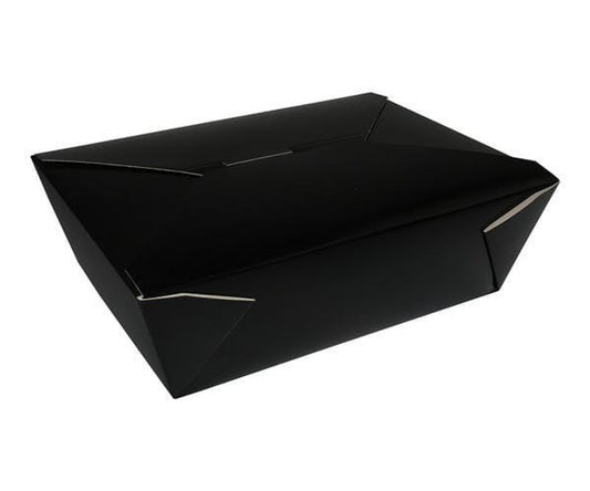 #4 BLACK PAPER TAKE-OUT BOX 8.5"*6.25"*3.5" CY-BTB4