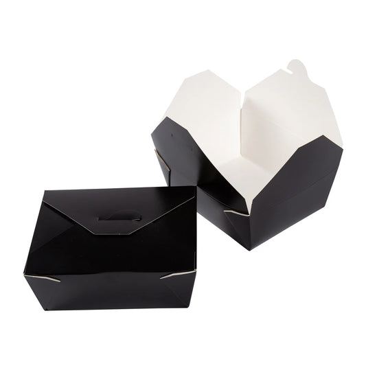 #8 BLACK PAPER TAKE-OUT BOX 6.75"*5.5"*2.5" CY-BTB8