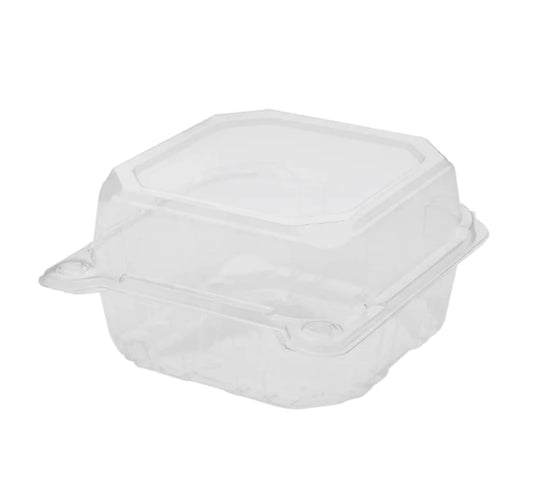 6" CLEAR HINGED CONTAINER 5.94"*5.83"3"