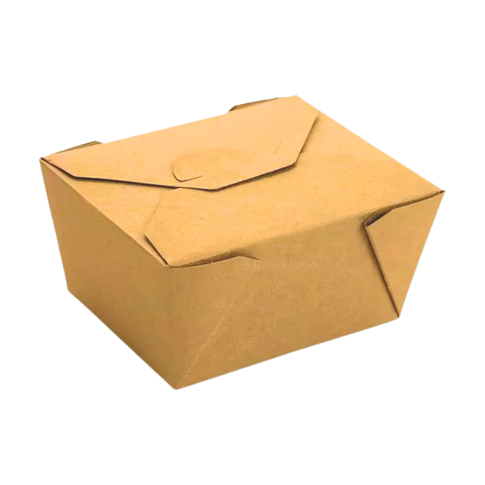 #1 KRAFT TAKE-OUT BOX 5"*4.5"*2.5" CY-KTB1