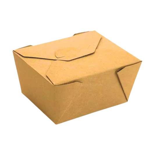 #1 KRAFT TAKE-OUT BOX 5"*4.5"*2.5" CY-KTB1