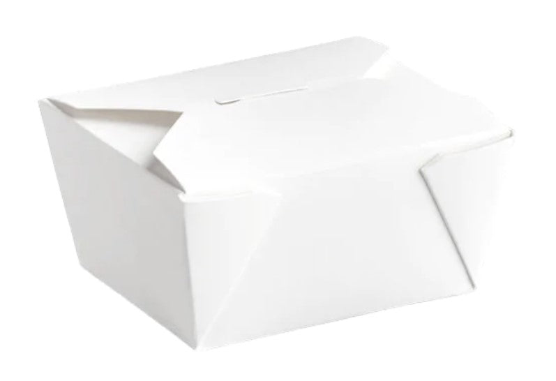 #1 WHITE PAPER TAKE-OUT BOX 5"*4.5"*2.5" CY-WTB1