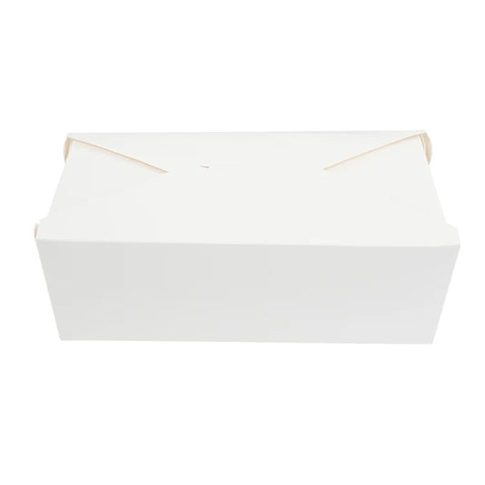 #3 WHITE PAPER TAKE-OUT BOX 8.5"*6.25"*2.5" CY-WTB3