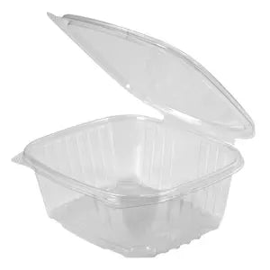 32 OZ CLEAR HINGED RECTANGULAR CONTAINER HRC-32C