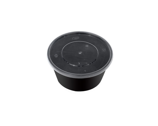 1250ML PLASTIC FOOD CONTAINER WITH LID(ROUND)
