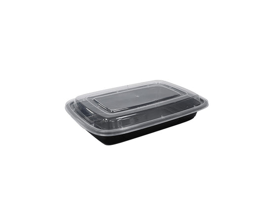16 OZ PLASTIC FOOD CONTAINER WITH LID(RECTANGULAR)
