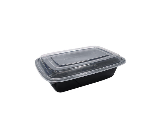 38 OZ PLASTIC FOOD CONTAINER WITH LID(RECTANGULAR)
