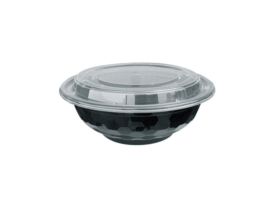 24 OZ PLASTIC BOWL WITH LID