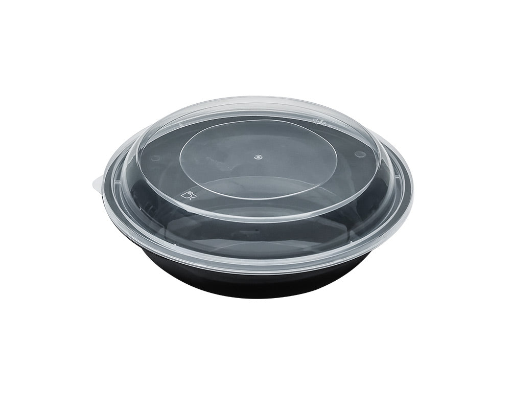42OZ PLASTIC FOOD CONTAINER WITH LID(ROUND)