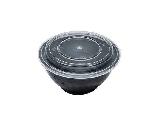36OZ PLASTIC FOOD CONTAINER WITH LID(BOWL)