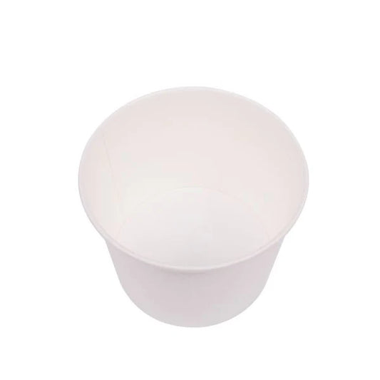 34 OZ WHITE PAPER FOOD CONTAINER (Rim142mm) PFC600-34