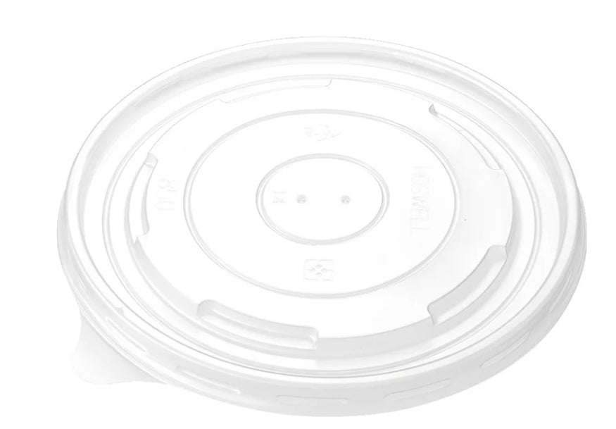 PP FLAT LID FOR 21OZ 25OZ 28OZ 34OZ PAPER FOOD CONTAINER PFCFL-600