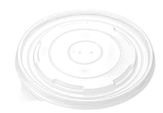 PP FLAT LID FOR 21OZ 25OZ 28OZ 34OZ PAPER FOOD CONTAINER PFCFL-600