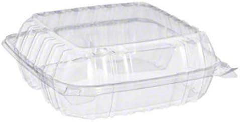PET CLEAR HINGED CONTAINER 8"x8" （BAKERY)PHC-88