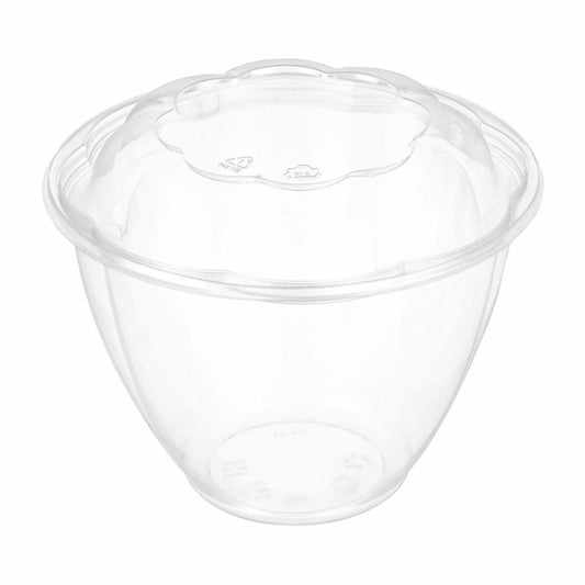 48 OZ PET ROSE SALAD BOWL COMBO RSB-48