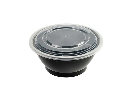 32OZ PLASTIC FOOD CONTAINER WITH LID (BOWL)