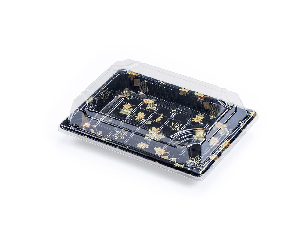 #5 PET SUSHI CONTAINER WITH LID 7.3"×5"×2"