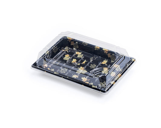 #5 PET SUSHI CONTAINER WITH LID 7.3"×5"×2"