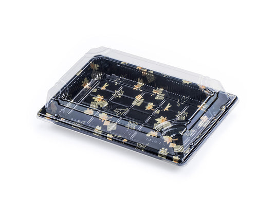 #7 PET SUSHI CONTAINER WITH LID 8.5"×5.4"×2"