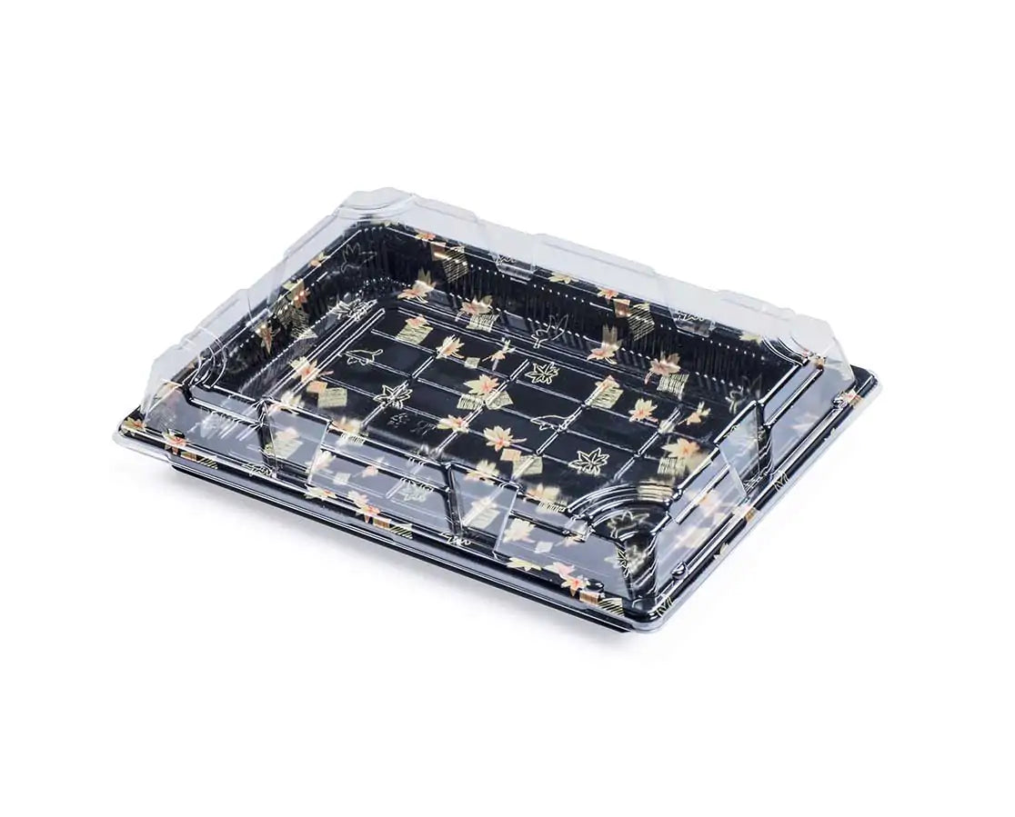 #11 PET SUSHI CONTAINER WITH LID 10.1"×7.3"×2" SZ-11