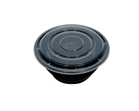 38OZ PLASTIC FOOD CONTAINER WITH LID(BOWL)