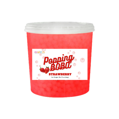 Strawberry Popping Boba - Jar (7LB)