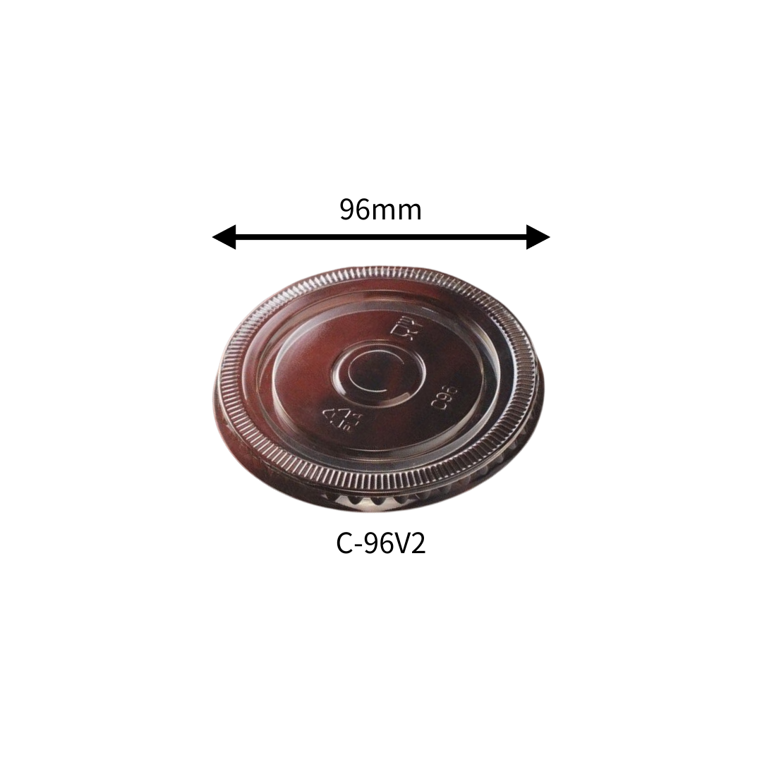 C-96V2, PLA Dome Lids (96 mm), Case of 1000 PCS