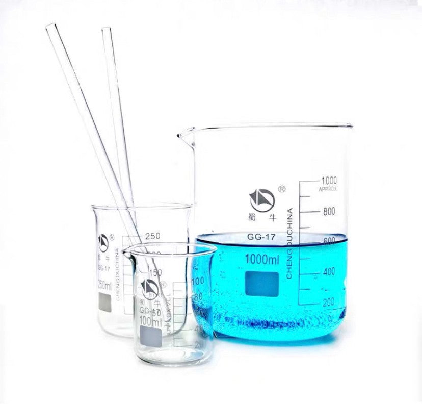 玻璃燒杯 - 1000毫升,500毫升,250毫升