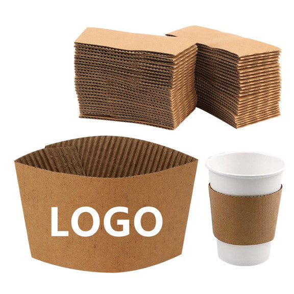 HOYA Customizable Kraft Paper Cup Sleeve